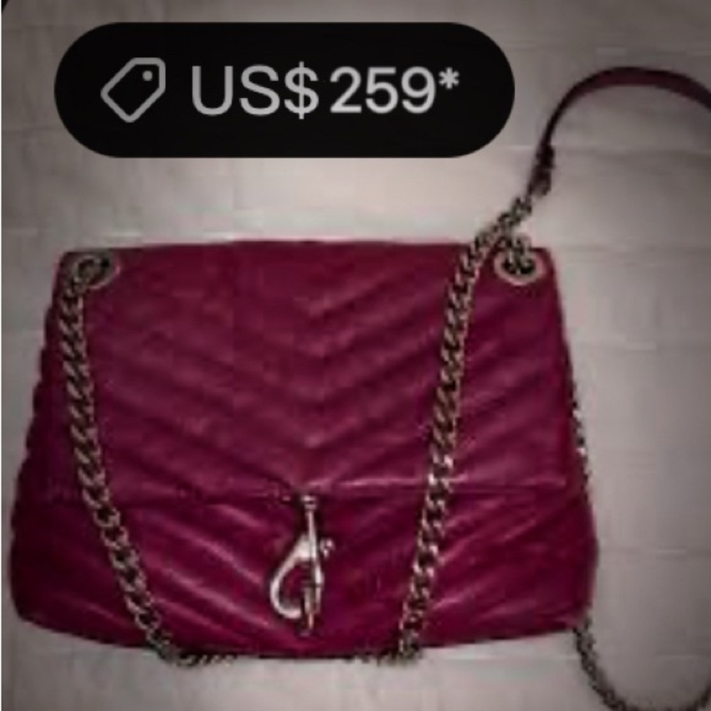 Rebecca Minkoff Bags dark red leather crossbody purse shoulder bag new with tags - Picture 3 of 16